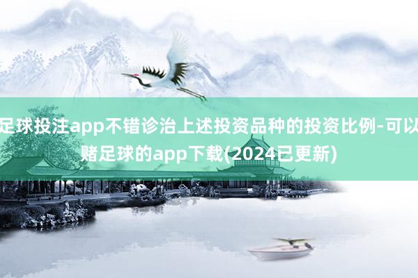 足球投注app不错诊治上述投资品种的投资比例-可以赌足球的app下载(2024已更新)