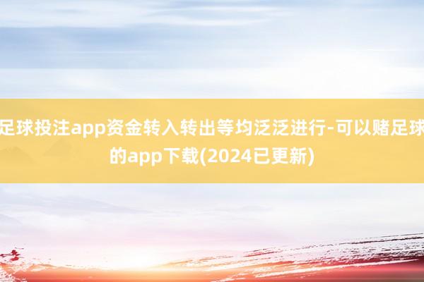 足球投注app资金转入转出等均泛泛进行-可以赌足球的app下载(2024已更新)