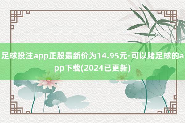 足球投注app正股最新价为14.95元-可以赌足球的app下载(2024已更新)