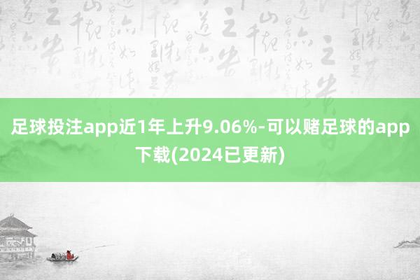 足球投注app近1年上升9.06%-可以赌足球的app下载(2024已更新)