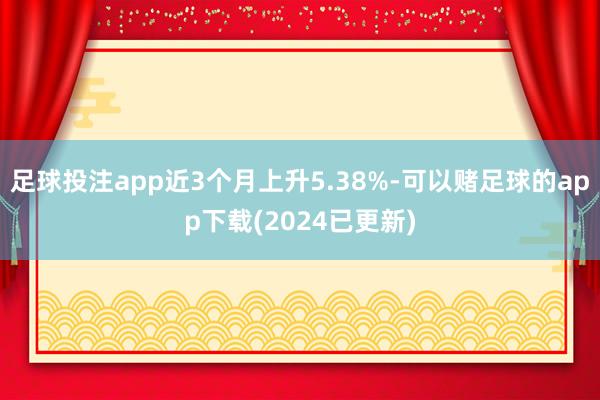 足球投注app近3个月上升5.38%-可以赌足球的app下载(2024已更新)